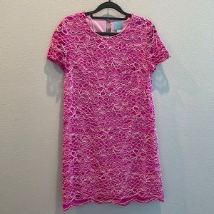 CeCe Pink Lace Dress